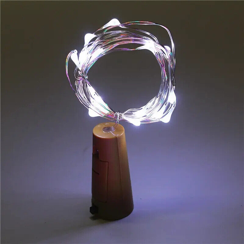 Weinflasche 2M Lichterketten Weihnacht Dekoration LED Lampe Flasche Lichterkette