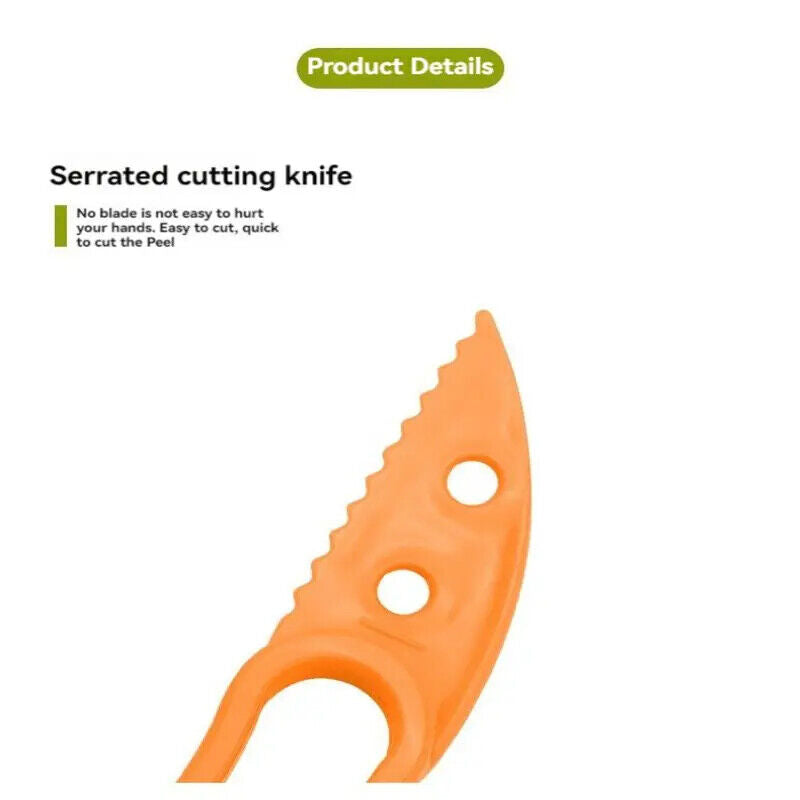 HABO 3-in-1 Avocado Slicer Cutter und Zellstoff Separator für Obst und Gemüse