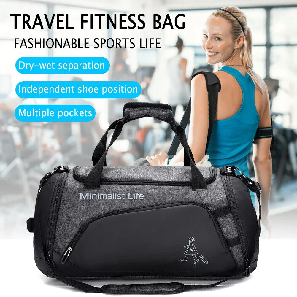 HABO Wasserdichte Nylon Sporttaschen Yoga Fitness Handtasche für Männer Frauen