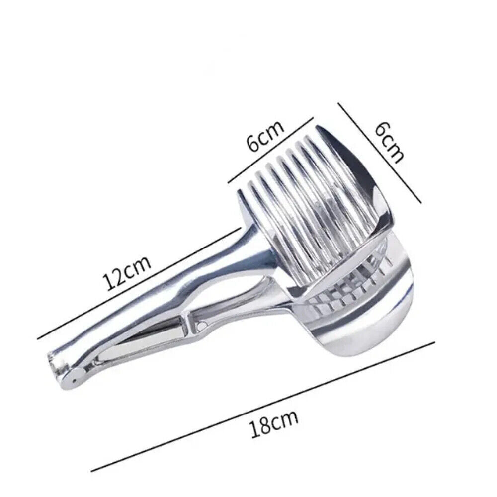HABO Edelstahl Handheld Obst- und Gemüseschneider – Cutter für die Küche
