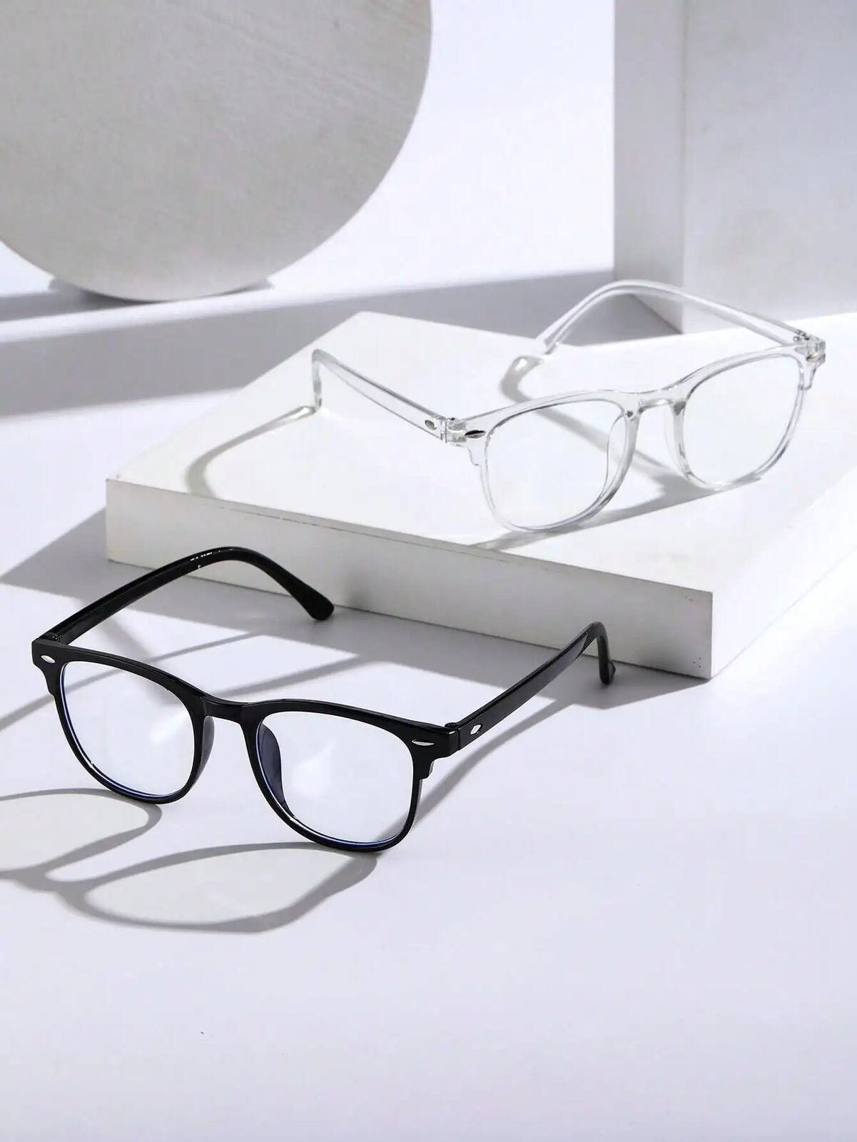 HABO Unisex Quadratische Rahmen – Trendy Anti-Blau Licht Brille mit Gläsern