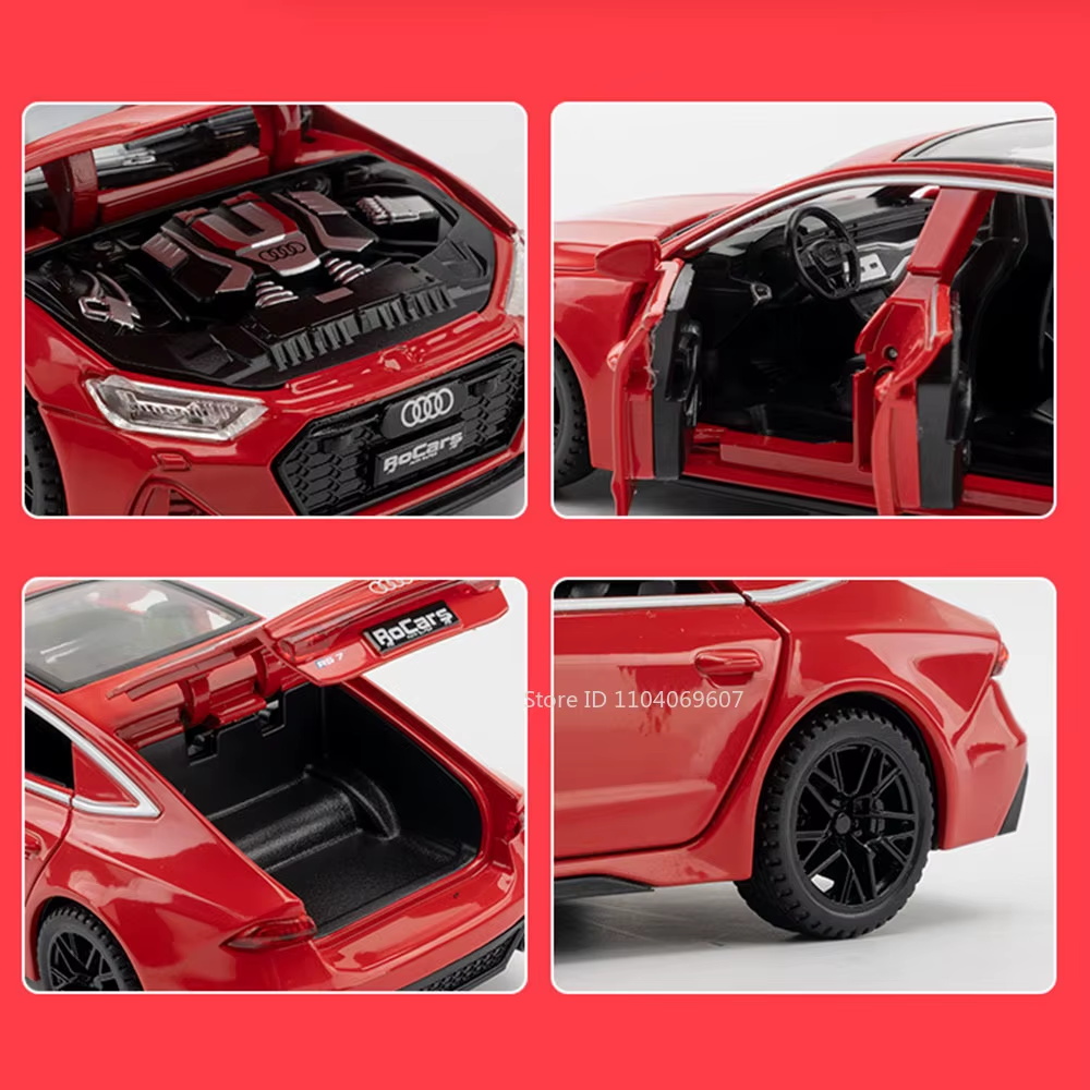 HABO Audi RS7 Modellauto Spielzeug Sammler Maßstab 1:32 detailgetreu
