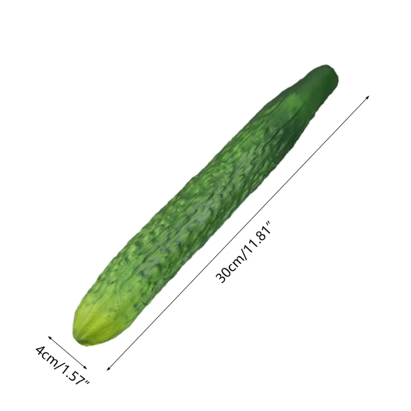 HABO Fake Aubergine Gurke Realistische Nachbildung Obst Dekoration Gemüse