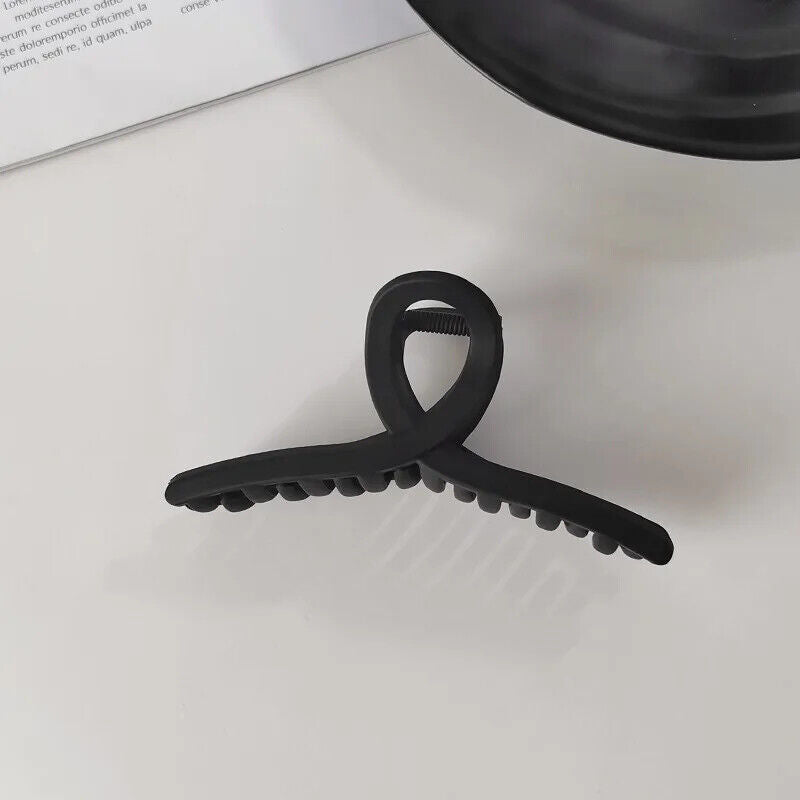 HABO Haar Klammer Elegant Schwarz Damen Business Haare Ästhetisch Kunststoff