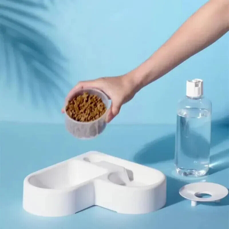 HABO Doppel Tierschüssel Set Haustier Futter- und Wasserschüsseln