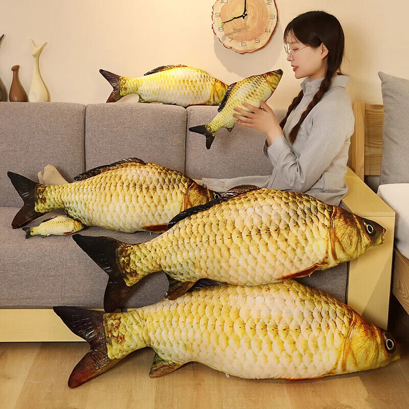 HABO Fisch Kuscheltier Goldfisch Nemo Angler Geschenk Plüschtier Riesig Stofftie