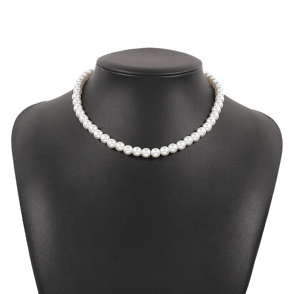 HABO Damen Perlenketten Imitation Mit / Ohne Anhänger Gold Geschenk Weiß Schmuck
