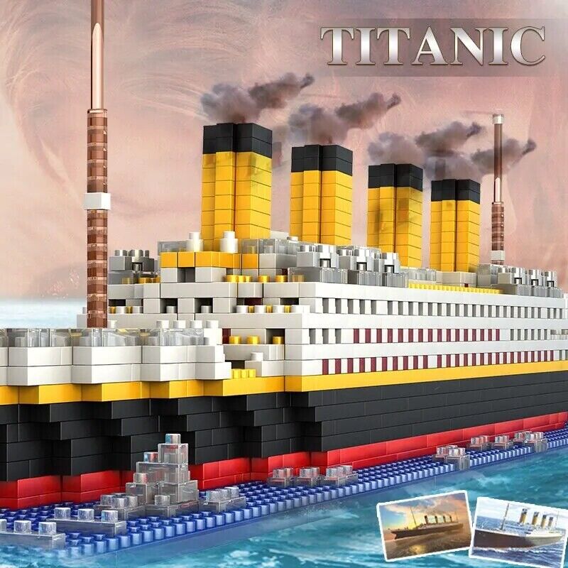 HABO Titanic Schiff 1860 Teile Bausteine Spielzeug Kinder Bricks