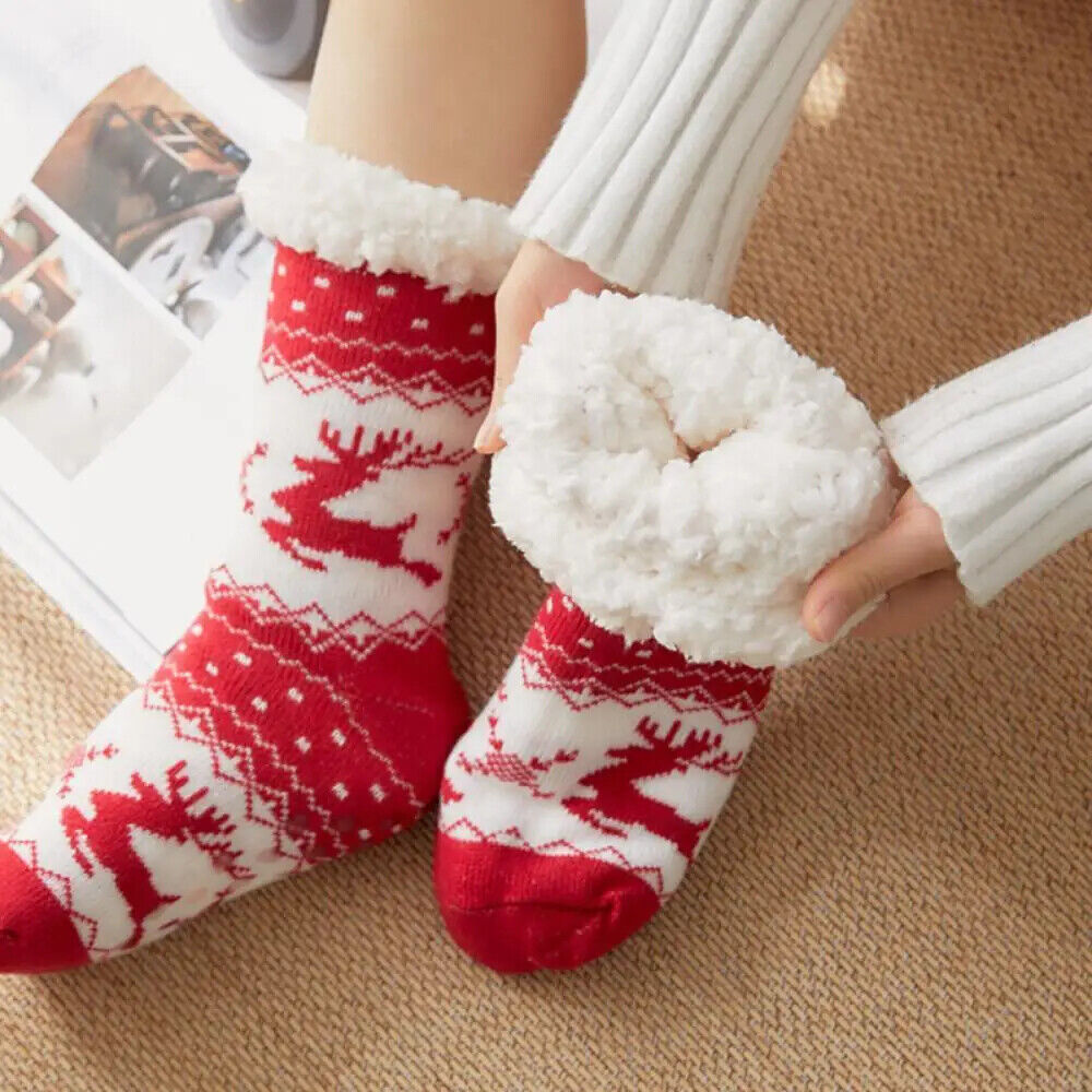 HABO Dicke Wollsocken Weihnachts Socken Geschenk warm Winter Weihnachten Socken