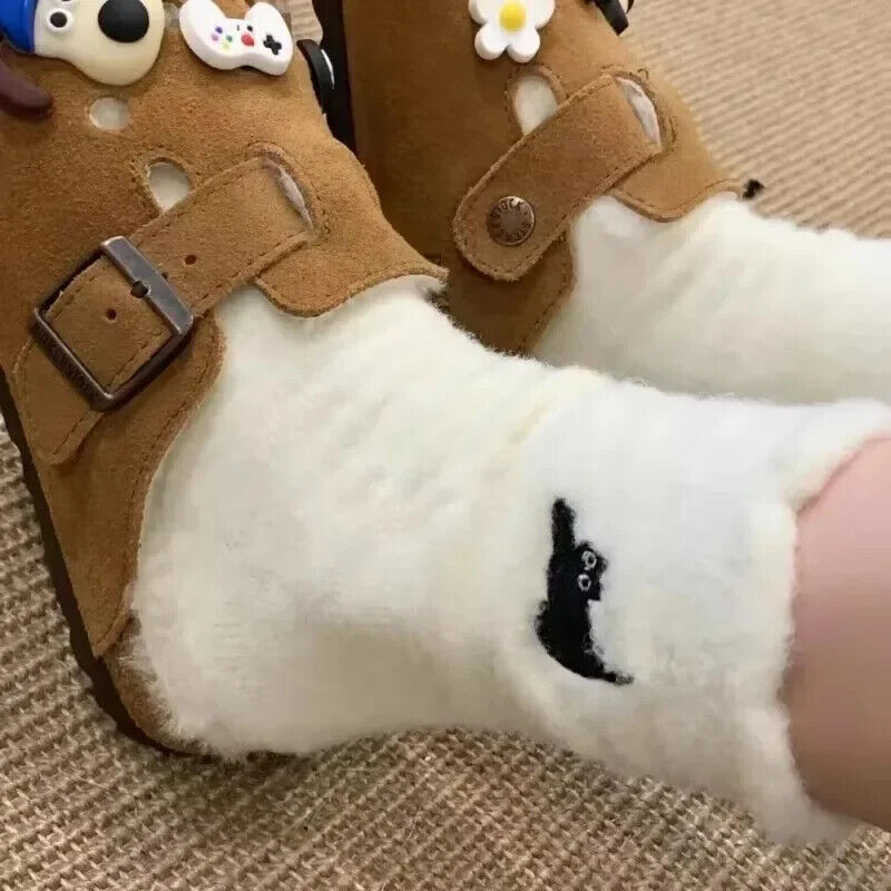 3 Paar Premium Katzen Socken Weiche Plüsch Socken sehr warm Winter flauschig