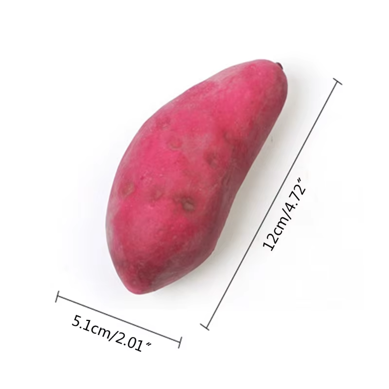 HABO Fake Aubergine Gurke Realistische Nachbildung Obst Dekoration Gemüse