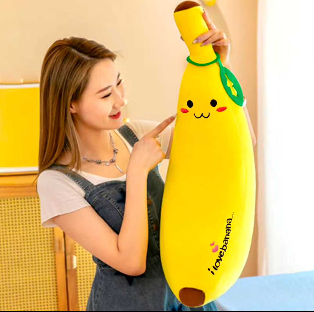 Banane Kuscheltier Plüschtier Bananen Kissen Baumwolle Spielzeug Obst