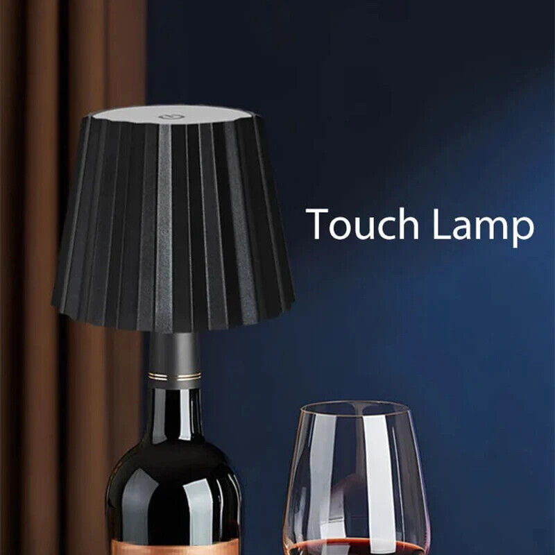 HABO Flaschen Tischlampe Touch-Steuerung Dimmbar Lampe Flasche Garten Sommer