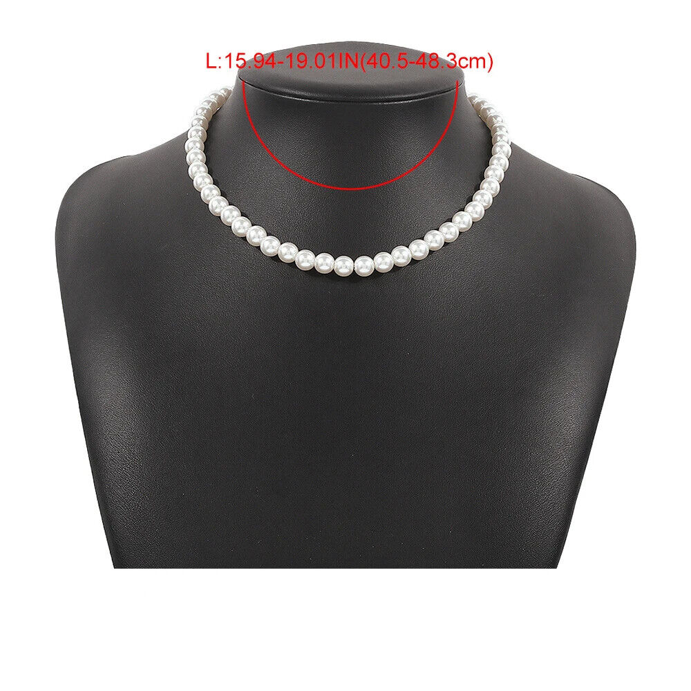 HABO Damen Perlenketten Imitation Mit / Ohne Anhänger Gold Geschenk Weiß Schmuck