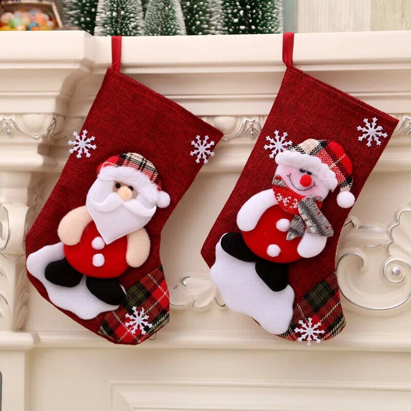 HABO Weihnachts Strümpfe Socken Santa Schneemann Weihnachten Christbaum Dekor