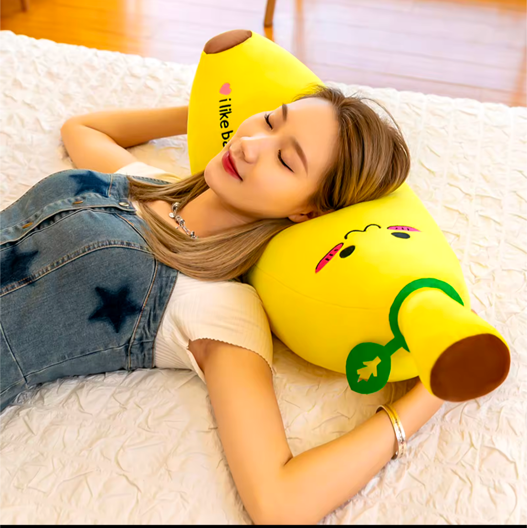 Banane Kuscheltier Plüschtier Bananen Kissen Baumwolle Spielzeug Obst