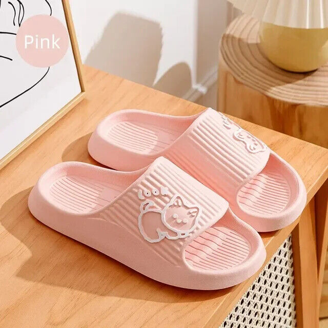 HABO Katze Hausschuhe Damen Badeschuhe Süß Strand Flip Flop Koreanisch Latschen