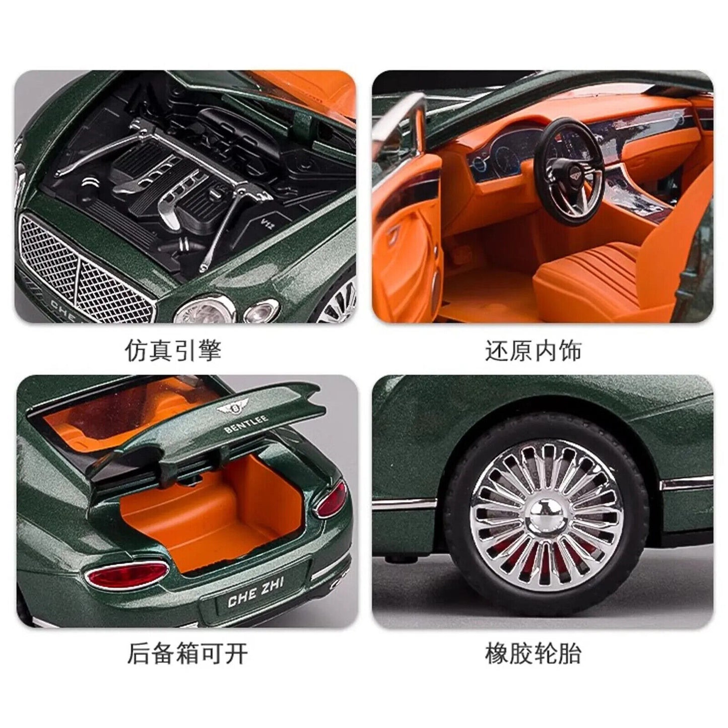 Bentley 1:24 Modell Auto Sammlerstück Spielzeug GT Modell