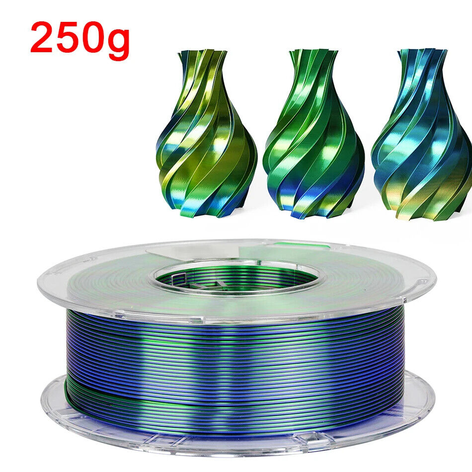 3D Drucker Filament PLA 1,75 Mm dreifarbig Filament Kunststoffmaterial Glänzend