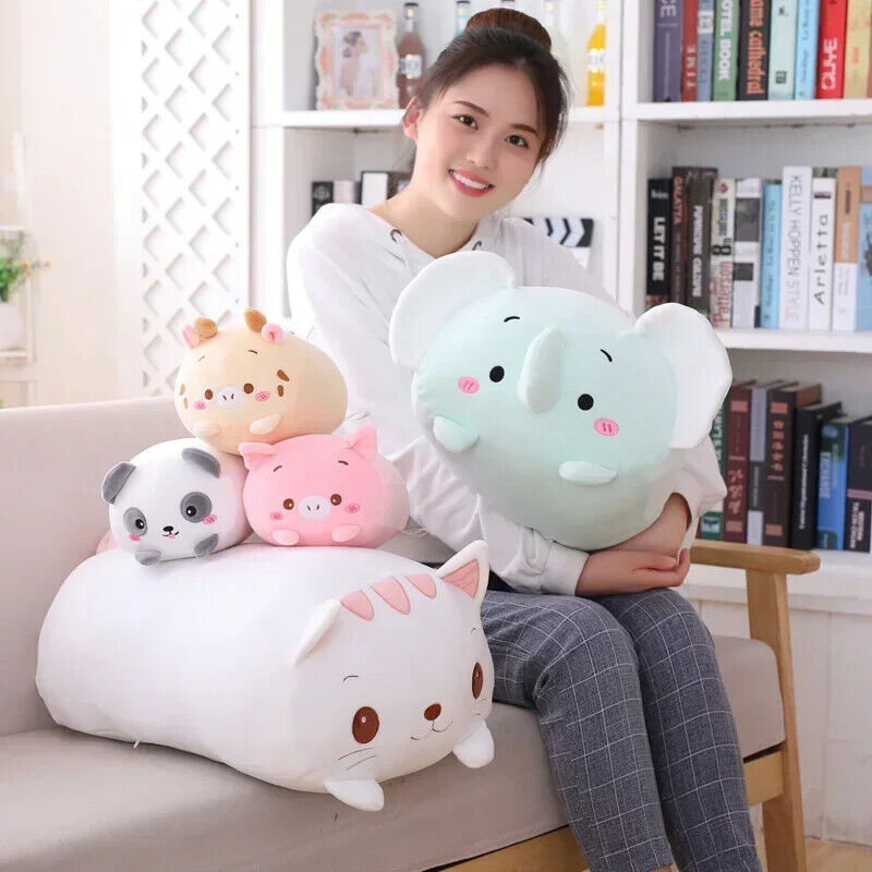 Süße Tiere Hund Katze Pinguin Frosch etc. Plüschtier Kuscheltier Weich Geschenk