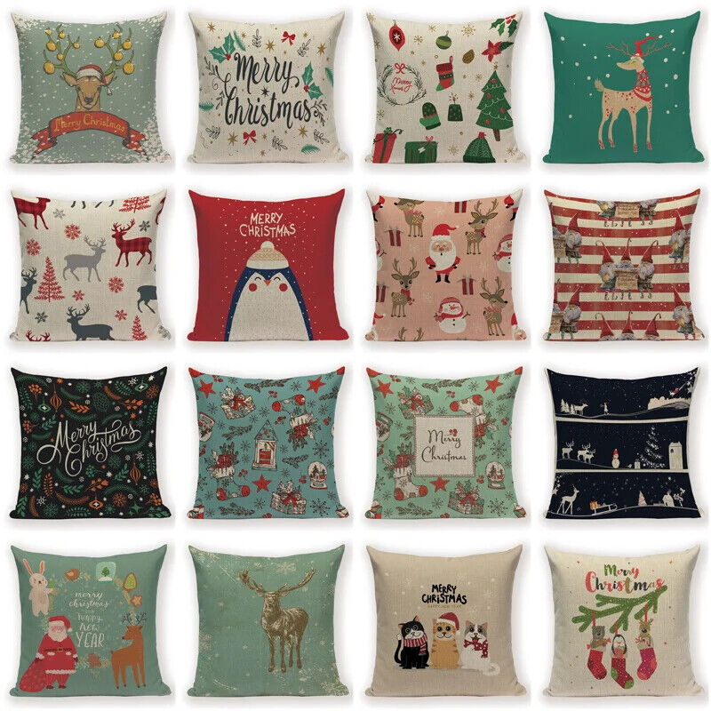 Weihnachtliche Kissenbezüge Weihnachtsdekorationen Kissen Christmas Geschenk