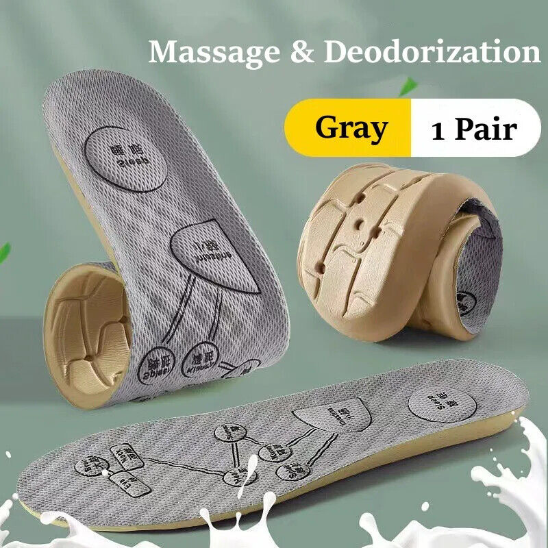 HABO Einlegesohlen für Schuhe – Massage, Akupunkturpunkte für Plantarfasziitis
