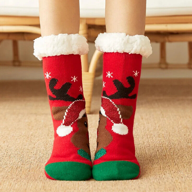 HABO Dicke Wollsocken Weihnachts Socken Geschenk warm Winter Weihnachten Socken