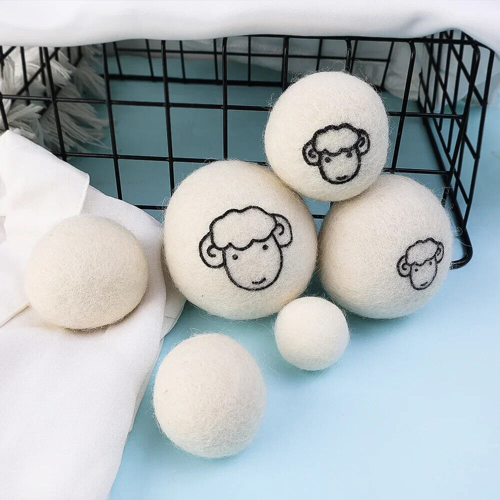 HABO Wiederverwendbare Wolltrockner Bälle – Wäsche Ball Kit für Waschmaschine