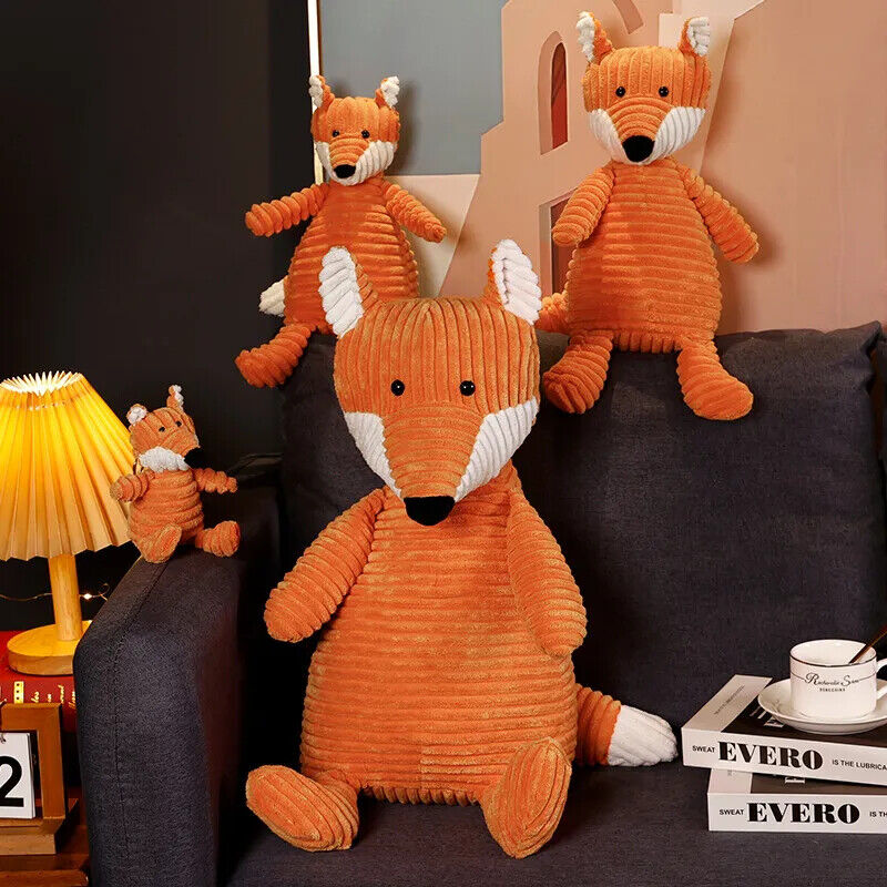 Fuchs Stofftier Plüschtier Gefüllt kuschelig Weicher Fuchs für Kinder Geschenk
