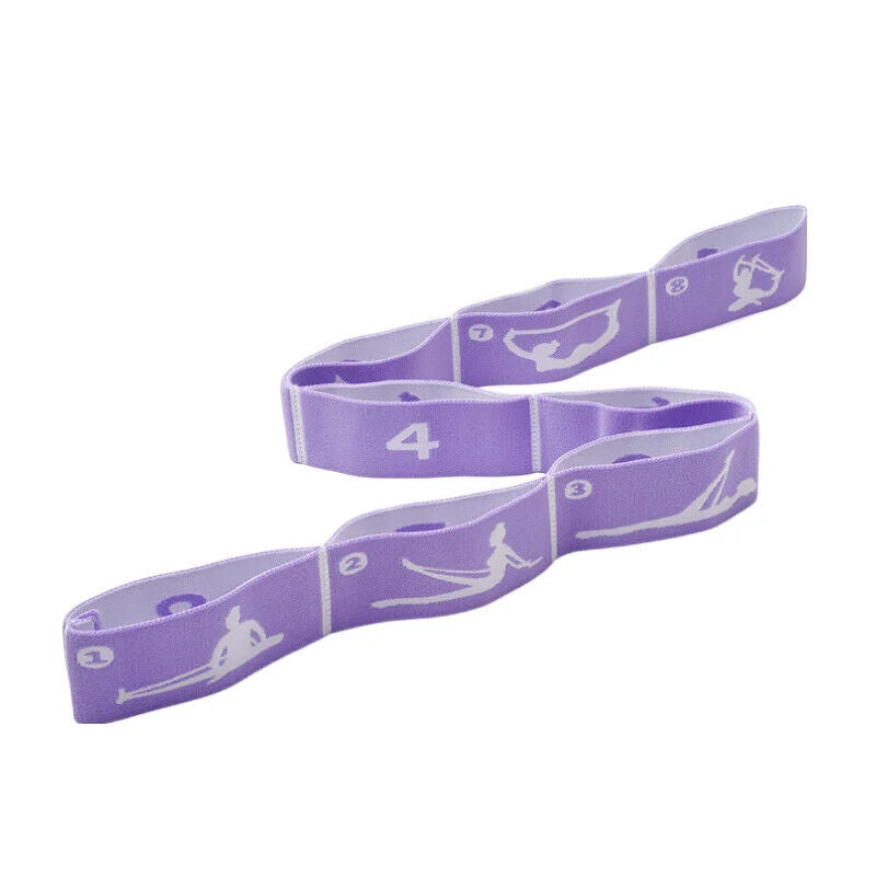HABO Band Yoga Stretching Gürtel Elastische Bänder für Pilates Trainings