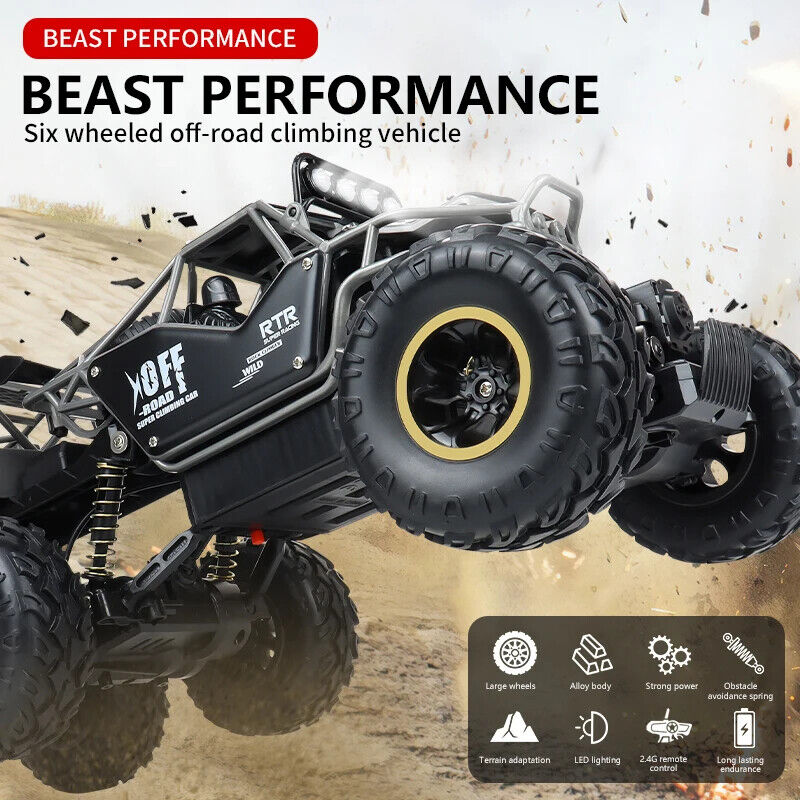 HABO Ferngesteuertes Rc-Auto Mit Beleuchtung Spielzeug Auto offroad Für Kinder
