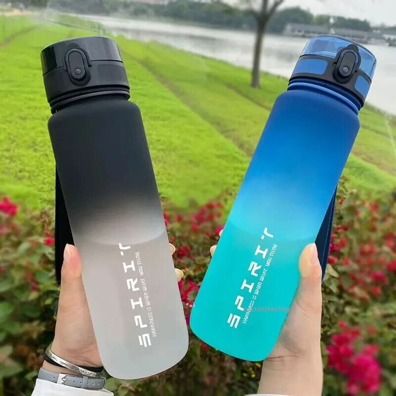 HABO Wasser Flasche 500ml / 650ml / 1000ml Trinkflasche Groß Sport Verschluss