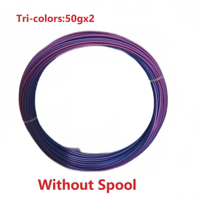 3D Drucker Filament PLA 1,75 Mm dreifarbig Filament Kunststoffmaterial Glänzend