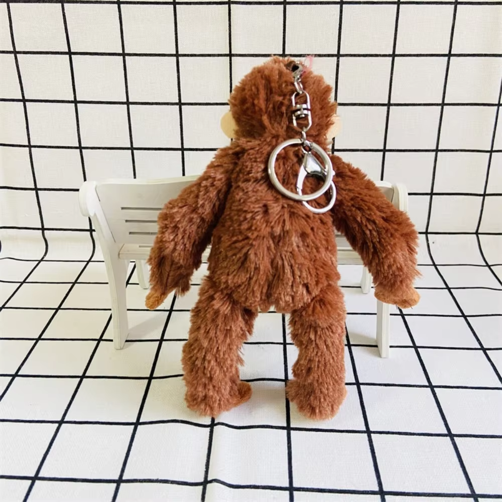 20Cm Gorilla Anhänger Plüsch Affe Orang-Utan Schlüssel Kuscheltier Geschenk