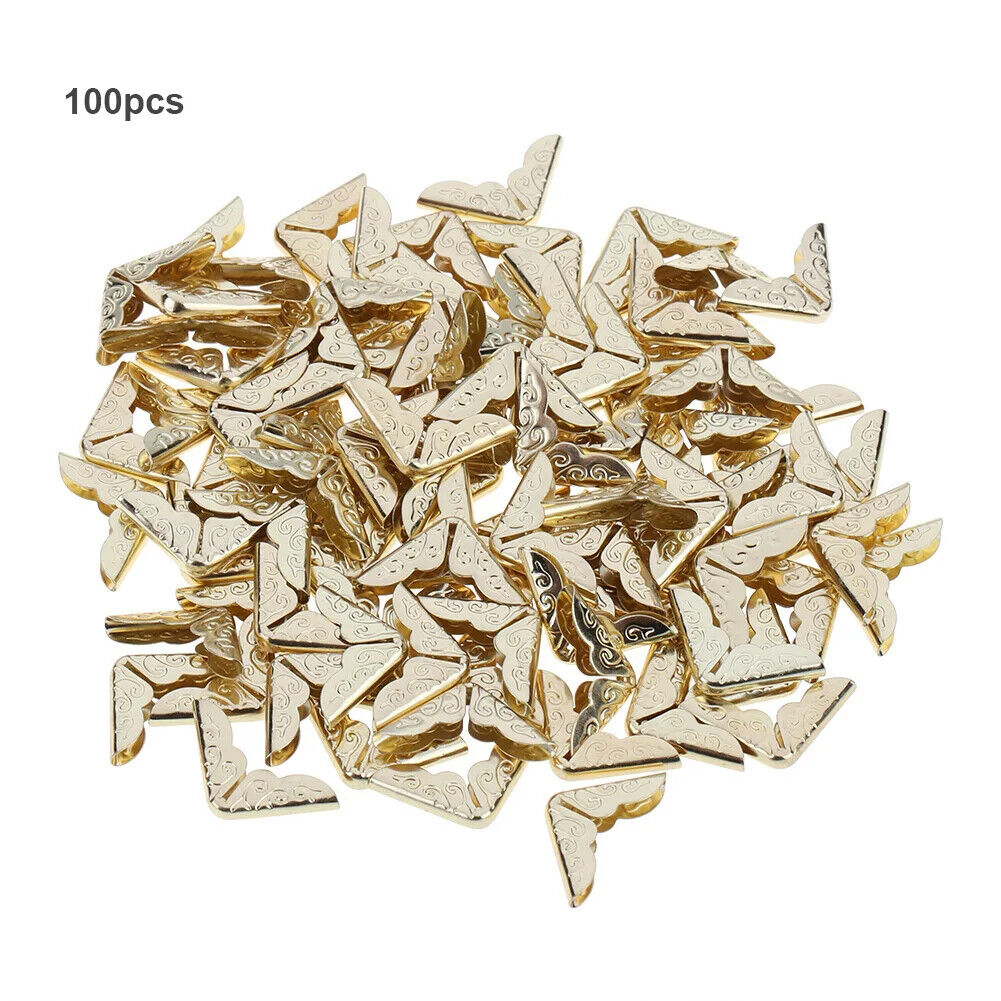 HABO Bucheckenschutz aus Metall Eckenschutz für Scrapbooking, Alben, Menüs, Ordn