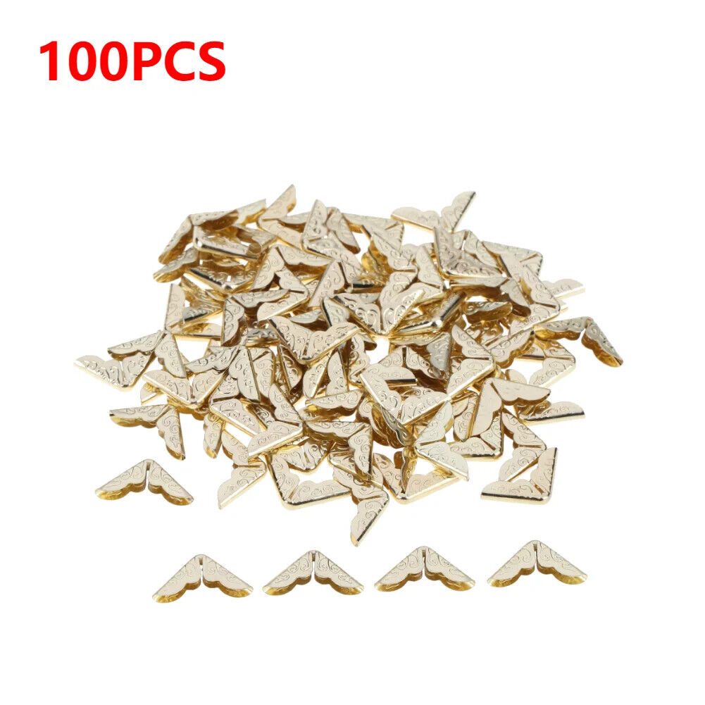 HABO Bucheckenschutz aus Metall Eckenschutz für Scrapbooking, Alben, Menüs, Ordn