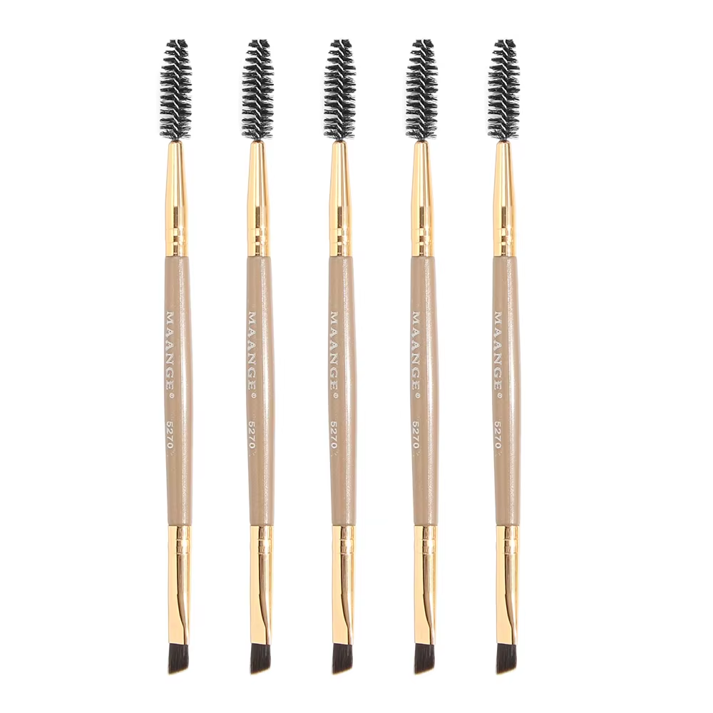 HABO 5 Stück Augenbrauen Kamm Bürste Lidschatten Make Up Pinsel Beauty Frauen