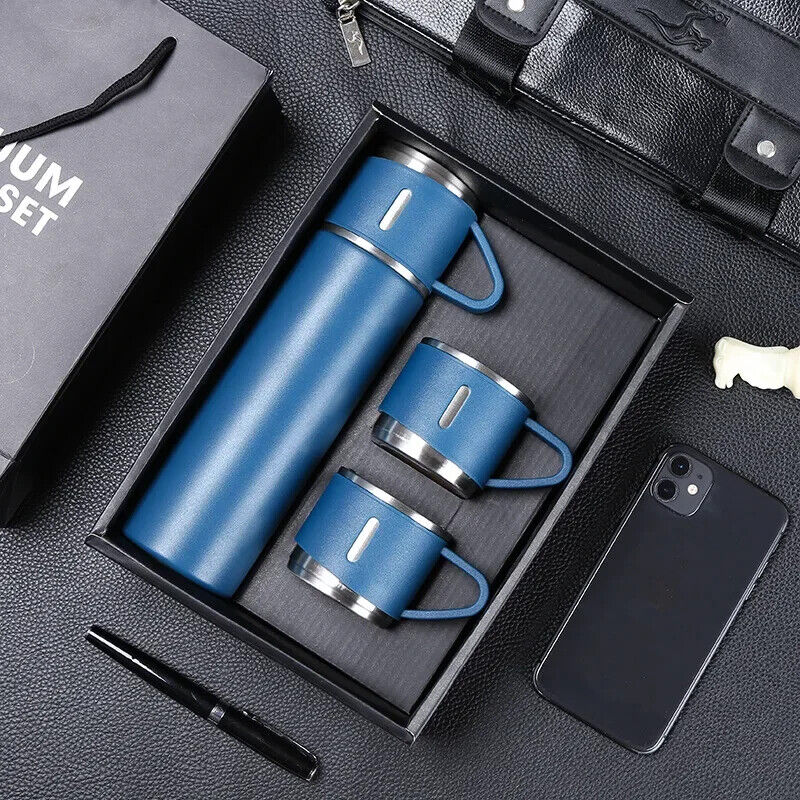 HABO Edelstahl-Isolierbecher mit großer Kapazität – Wasserbecher Geschenkset