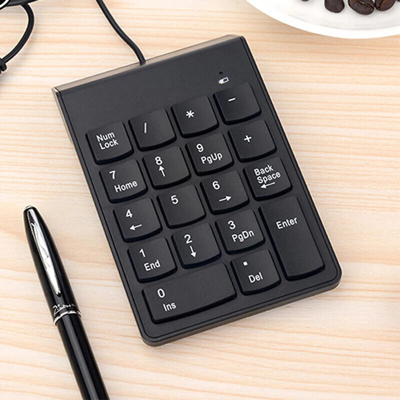 HABO Tastenblock USB Kabel PC Laptop Numerische Tastatur Büro Arbeiten