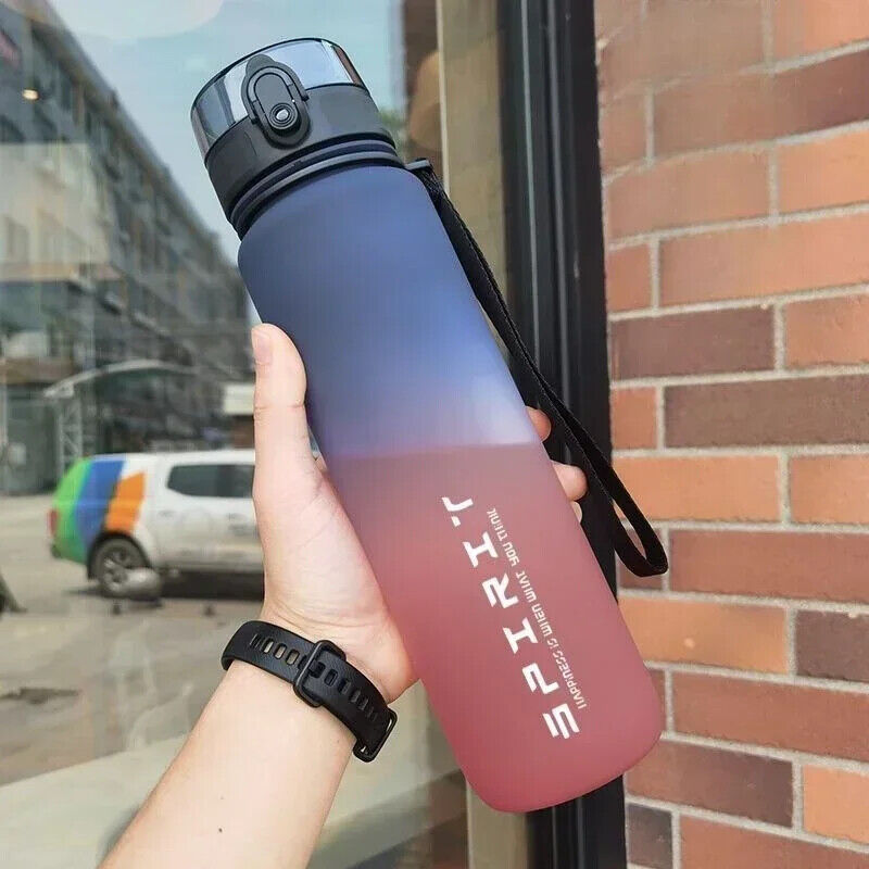 HABO Wasser Flasche 500ml / 650ml / 1000ml Trinkflasche Groß Sport Verschluss