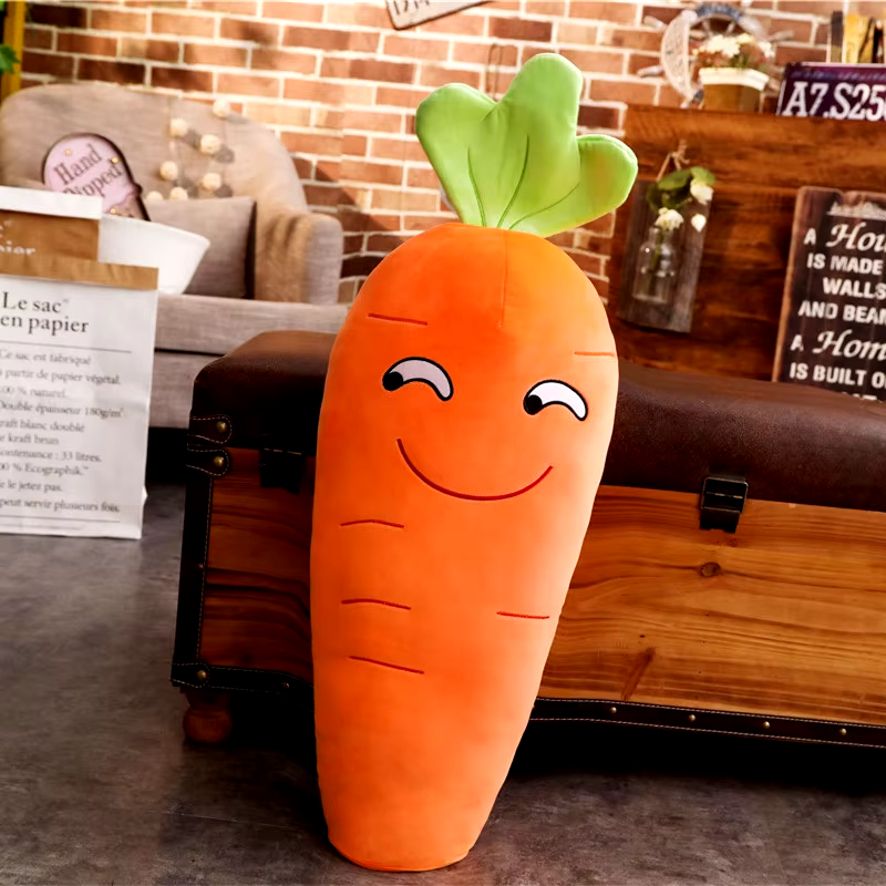 45-110Cm Karotte Plüsch Riesig Kuscheltier Orange Geschenk Hase Plüschtier Kind