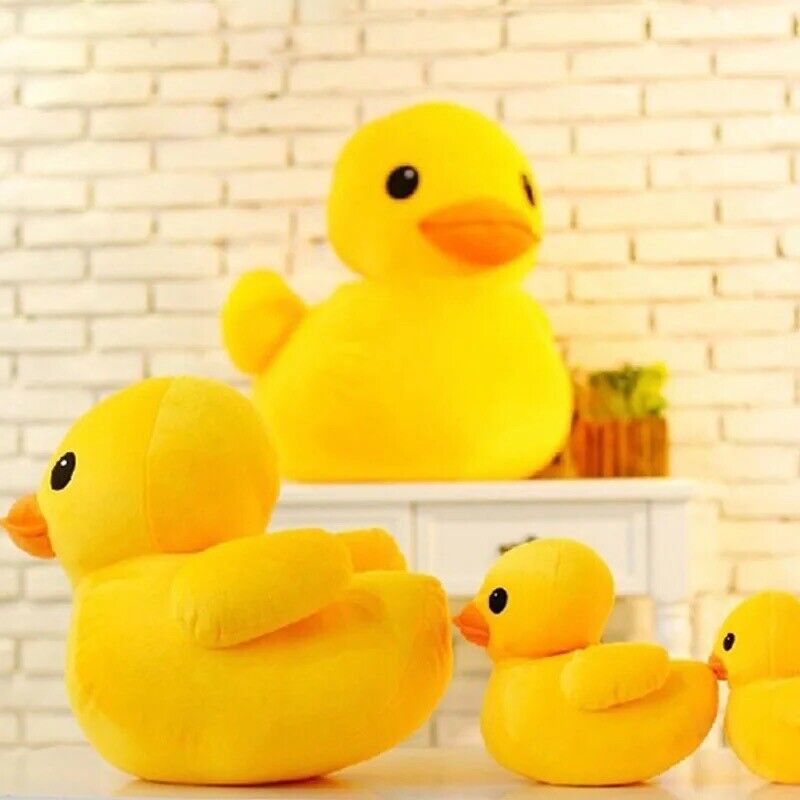 Gelbe Ente Plüsch 50cm Groß Kuscheltier Kinder Geschenk Badeente Riesig Stofftie