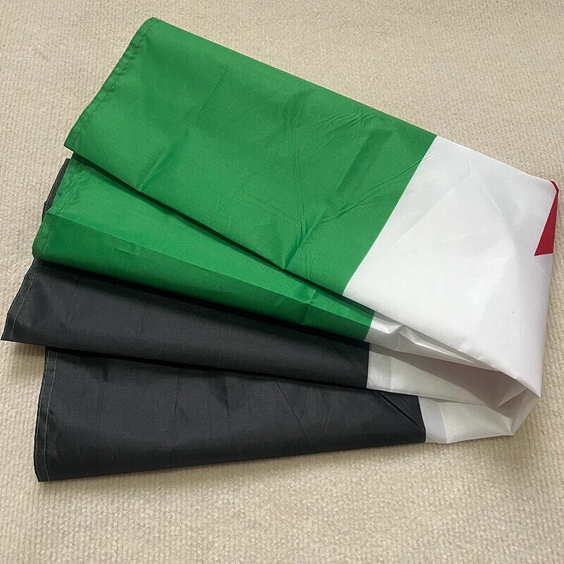 HABO Syrien-Flagge, 90 X 150 Cm, Fahne Revolution Neue Flagge 3 Sterne Grün