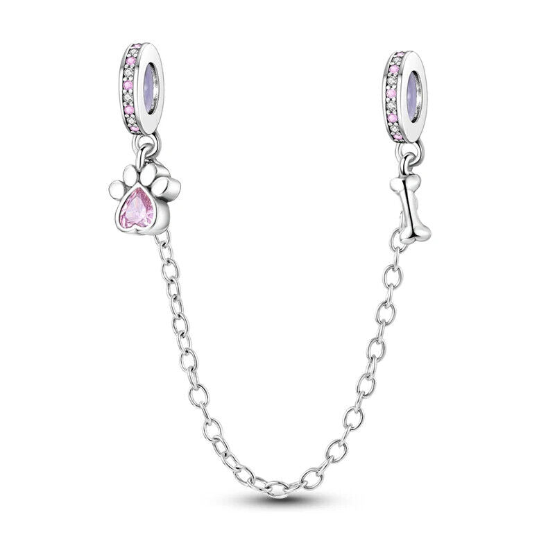 HABO TiereSerie Charms Silber – Hund, Katze Perlen für Pandora Armband Anhänger