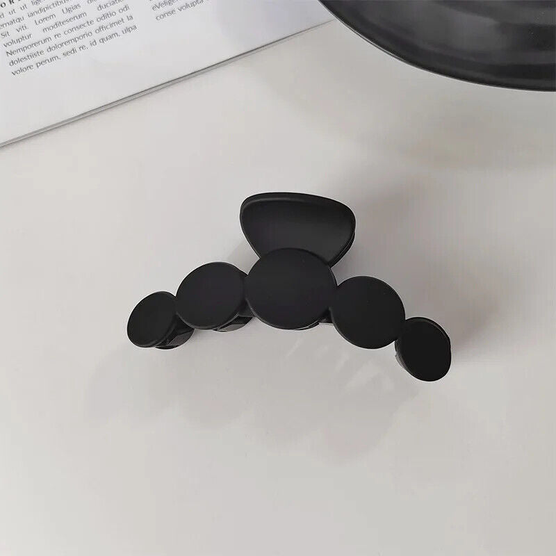 HABO Haar Klammer Elegant Schwarz Damen Business Haare Ästhetisch Kunststoff
