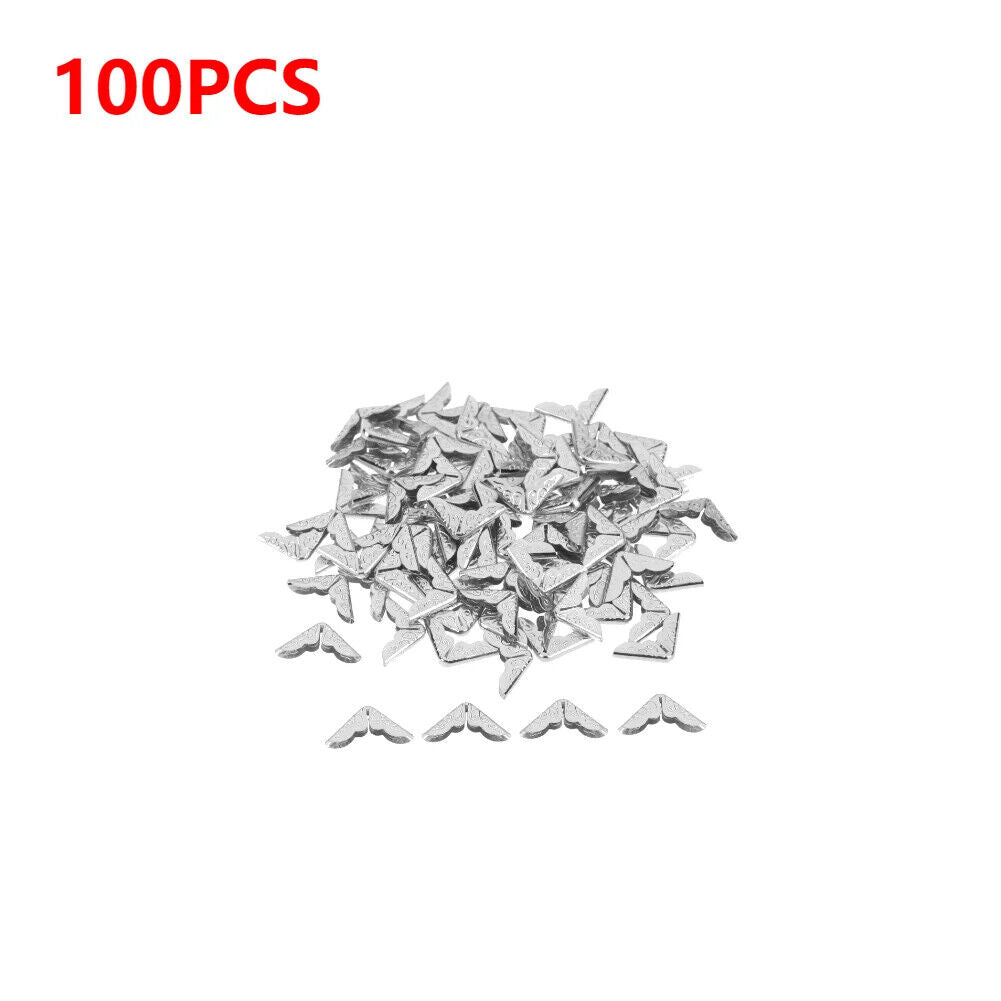 HABO Bucheckenschutz aus Metall Eckenschutz für Scrapbooking, Alben, Menüs, Ordn