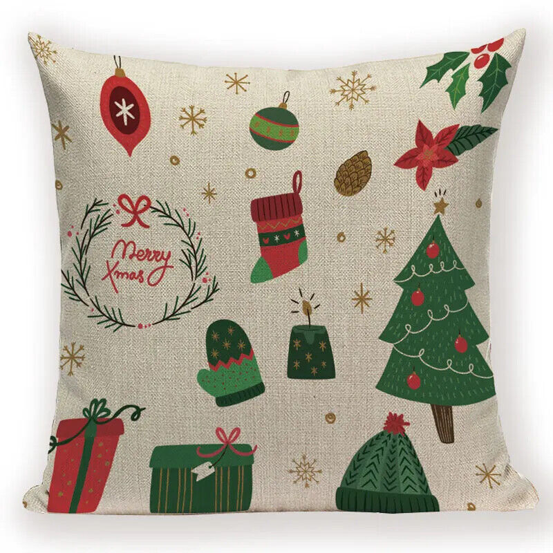 Weihnachtliche Kissenbezüge Weihnachtsdekorationen Kissen Christmas Geschenk