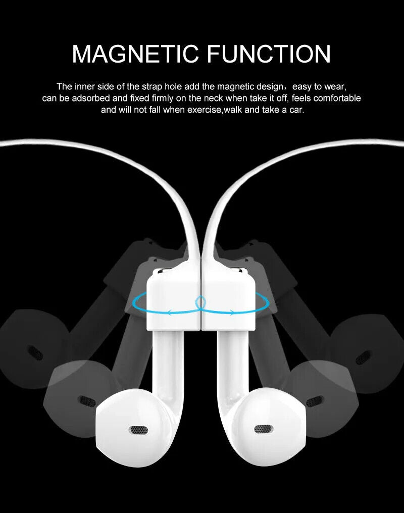 HABO Silikon Anti-Verlust Magnetseil für AirPods – Ohrhörer Strap für AirPods