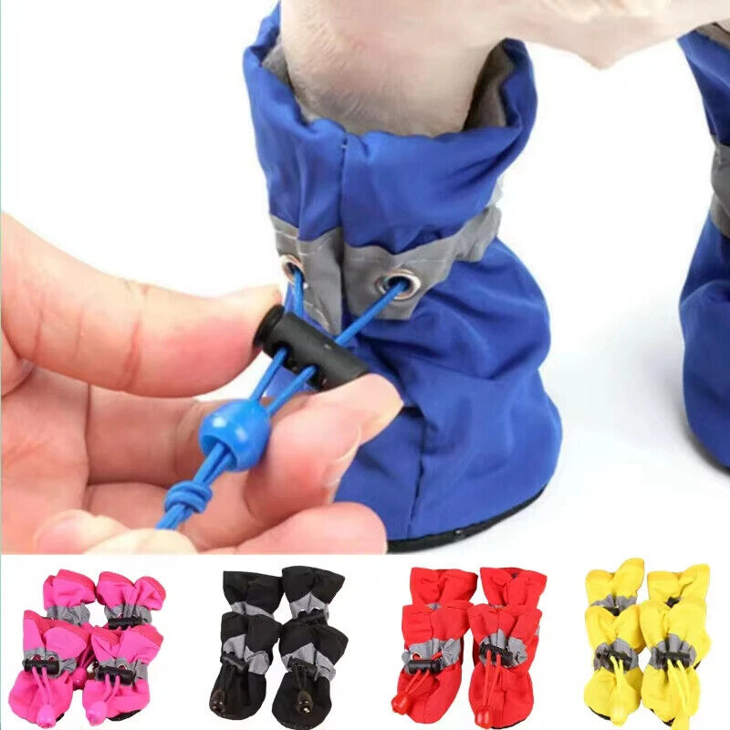 Haustier Hunde Füßlinge Wasserdichte Schuhe für Kunde Katzen etc. Anti Rutsch