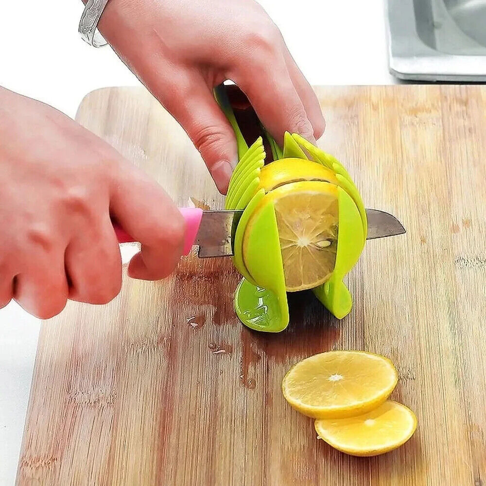 HABO Edelstahl Handheld Obst- und Gemüseschneider – Cutter für die Küche